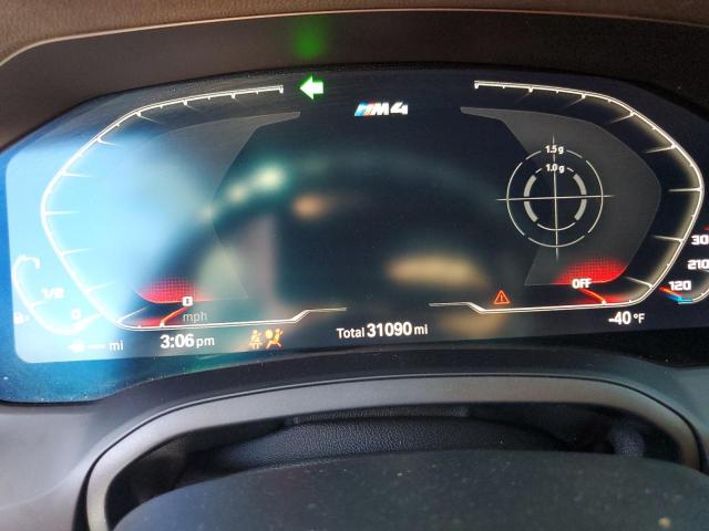 WBS33AZ08MCG63412 - 2021 BMW M4 COMPETITION GRAY photo 9