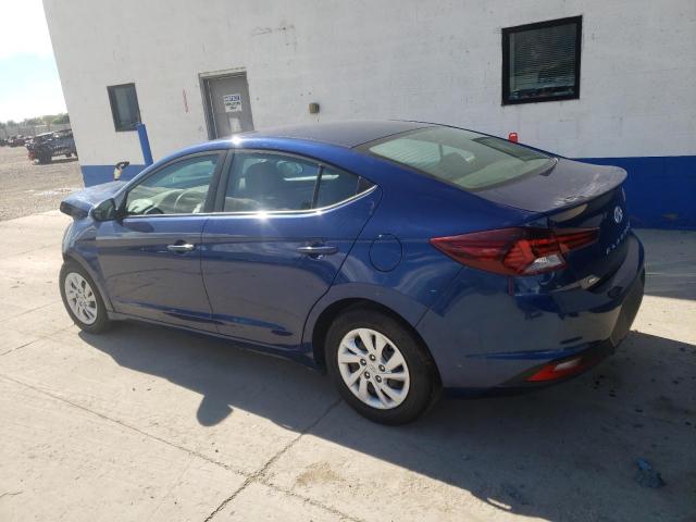 5NPD74LF6KH438788 - 2019 HYUNDAI ELANTRA SE BLUE photo 2