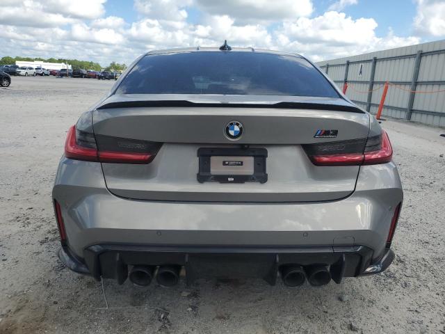 WBS33AY05MFL21137 - 2021 BMW M3 COMPETITION GRAY photo 6