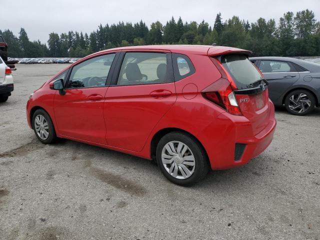 JHMGK5H51GS012645 - 2016 HONDA FIT LX RED photo 2