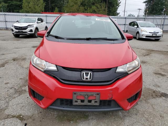 JHMGK5H51GS012645 - 2016 HONDA FIT LX RED photo 5
