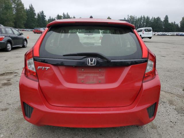 JHMGK5H51GS012645 - 2016 HONDA FIT LX RED photo 6