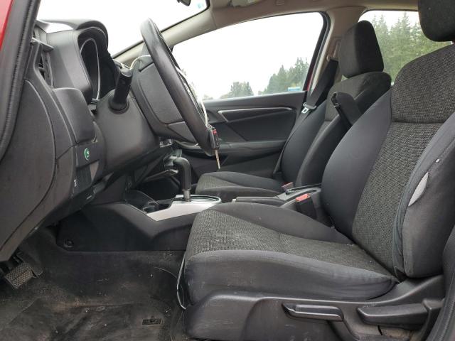 JHMGK5H51GS012645 - 2016 HONDA FIT LX RED photo 7