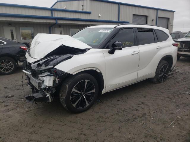 5TDJZRBH9MS076398 - 2021 TOYOTA HIGHLANDER XSE WHITE photo 1