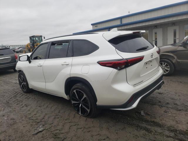 5TDJZRBH9MS076398 - 2021 TOYOTA HIGHLANDER XSE WHITE photo 2