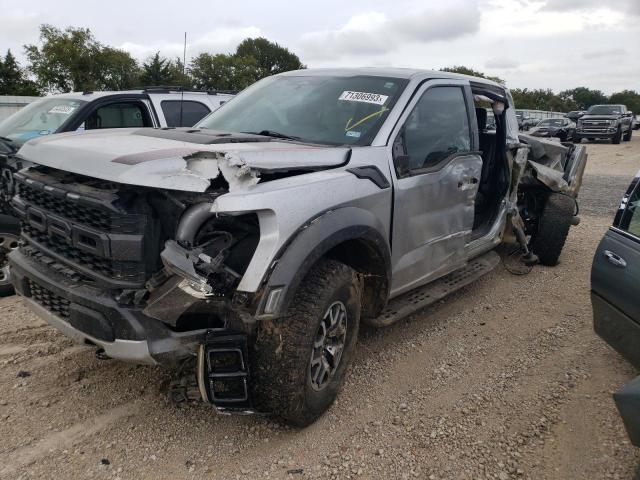 1FTFW1RG1NFA84428 - 2022 FORD F150 RAPTOR SILVER photo 1