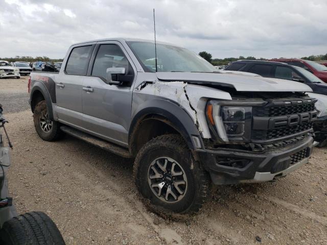 1FTFW1RG1NFA84428 - 2022 FORD F150 RAPTOR SILVER photo 4