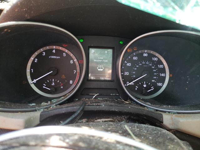 5XYZT3LB4JG556143 - 2018 HYUNDAI SANTA FE S BLUE photo 9