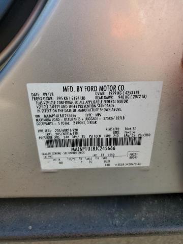 MAJ6P1UL8JC245666 - 2018 FORD ECOSPORT SE 灰色 照片 13