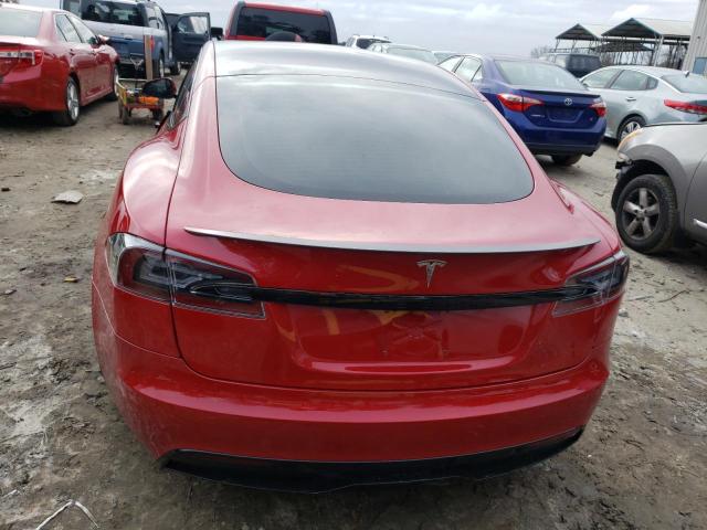 5YJSA1E66MF441650 - 2021 TESLA MODEL S Կարմիր լուսանկար 6