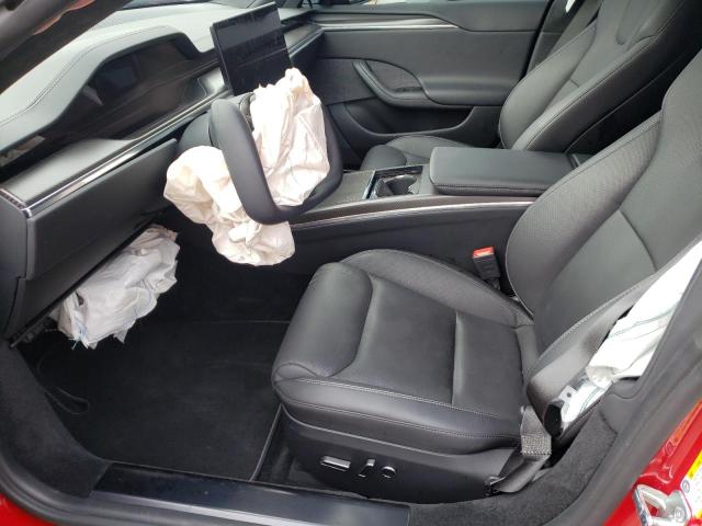 5YJSA1E66MF441650 - 2021 TESLA MODEL S Կարմիր լուսանկար 7