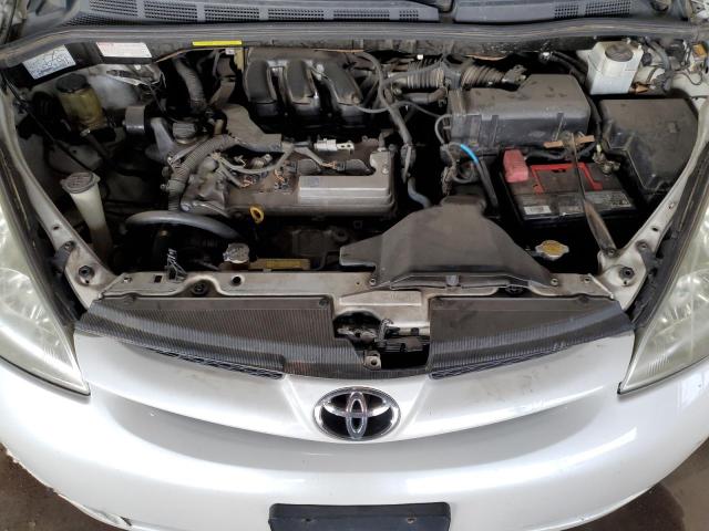 5TDZK22C48S202353 - 2008 TOYOTA SIENNA XLE Weiß Foto 12