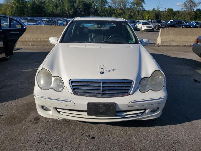 WDBRF92H86F810834 - 2006 MERCEDES-BENZ C 280 4MATIC WHITE photo 5