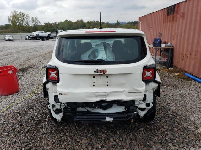 ZACNJCAB3MPM50663 - 2021 JEEP RENEGADE SPORT WHITE photo 6