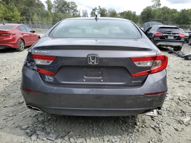 1HGCV1F90JA002094 - 2018 HONDA ACCORD TOURING GRAY photo 6