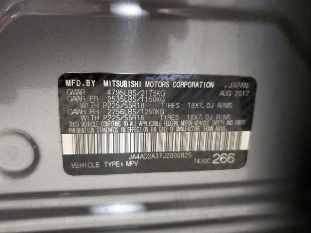 JA4AD2A37JZ000825 - 2018 MITSUBISHI OUTLANDER ES GRAY photo 13