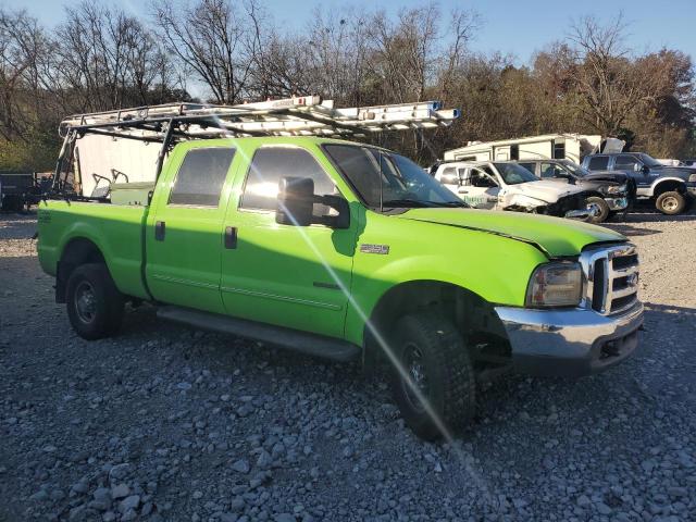 1FTSW31F3YEB73067 - 2000 FORD F350 SRW SUPER DUTY GREEN photo 4