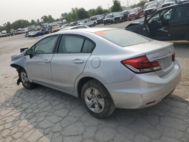 19XFB2F58FE115318 - 2015 HONDA CIVIC LX SILVER photo 2