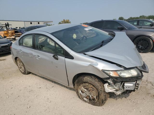 19XFB2F58FE115318 - 2015 HONDA CIVIC LX SILVER photo 4