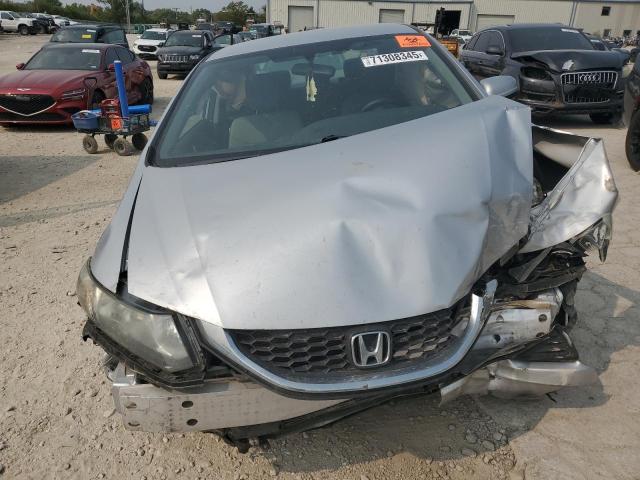 19XFB2F58FE115318 - 2015 HONDA CIVIC LX SILVER photo 5