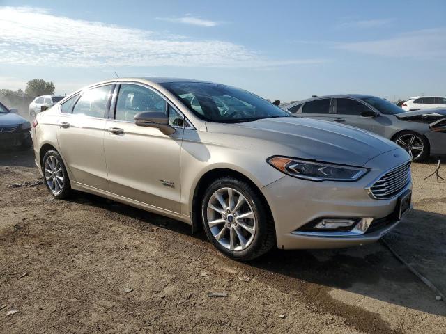3FA6P0SU6HR199028 - 2017 FORD FUSION TITANIUM PHEV 金色 照片 4