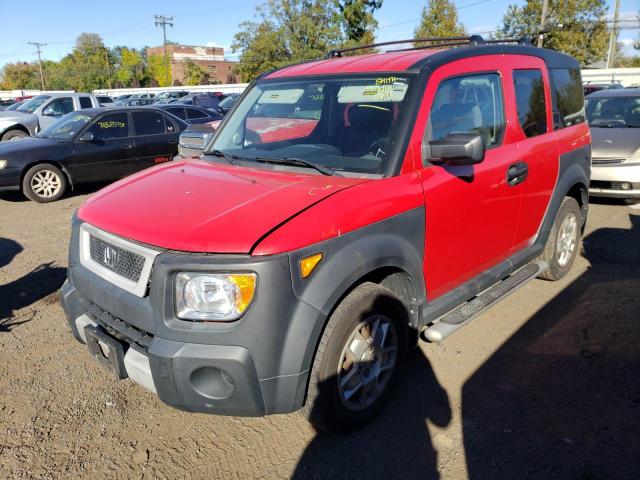 5J6YH28376L022956 - 2006 HONDA ELEMENT LX RED photo 1