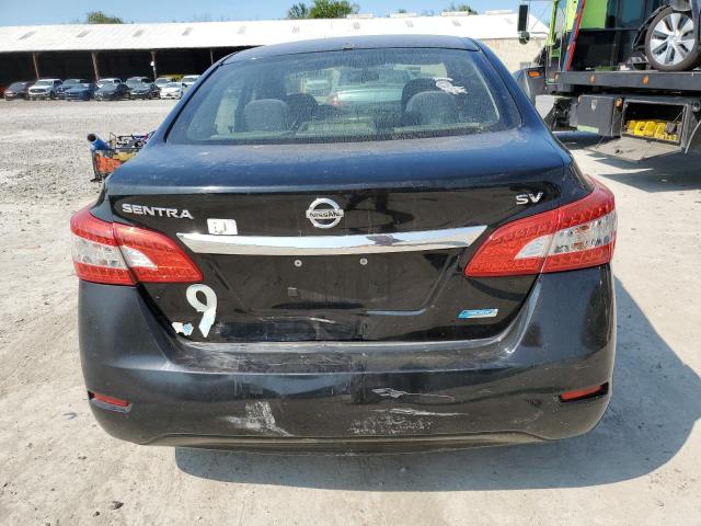 3N1AB7AP9DL723067 - 2013 NISSAN SENTRA S BLACK photo 6