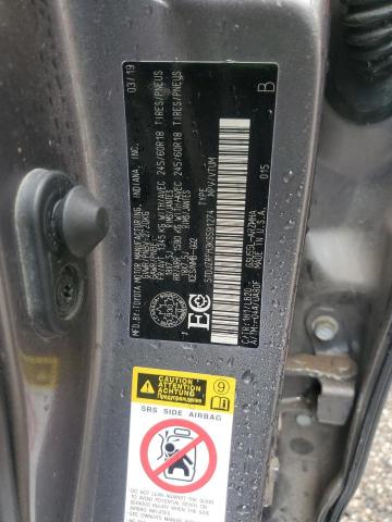 5TDJZRFH3KS591274 - 2019 TOYOTA HIGHLANDER SE ნაცრისფერი ფოტო 13