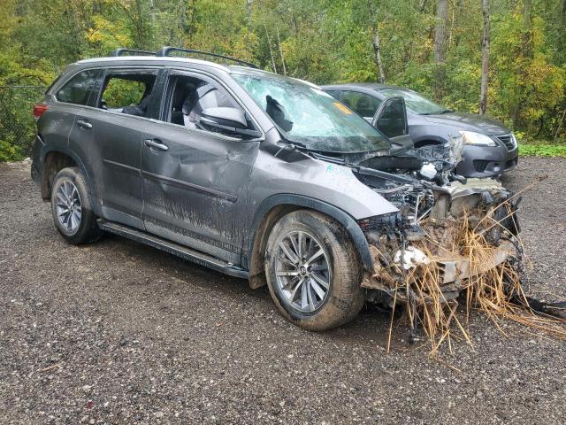 5TDJZRFH3KS591274 - 2019 TOYOTA HIGHLANDER SE ნაცრისფერი ფოტო 4