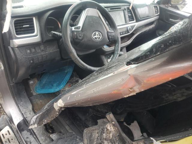5TDJZRFH3KS591274 - 2019 TOYOTA HIGHLANDER SE ნაცრისფერი ფოტო 8