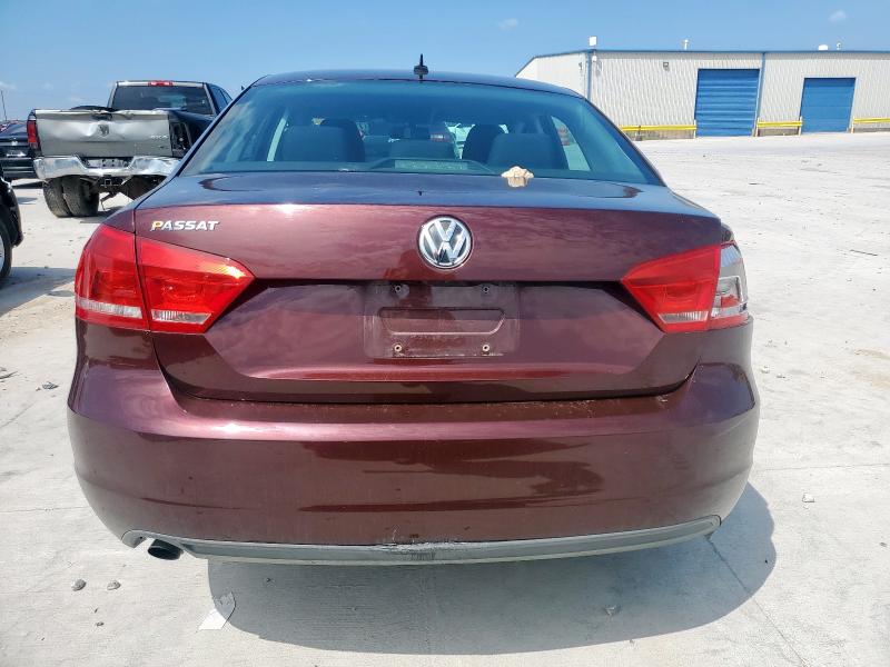 1VWAP7A3XCC020404 - 2012 VOLKSWAGEN PASSAT S BURGUNDY photo 6