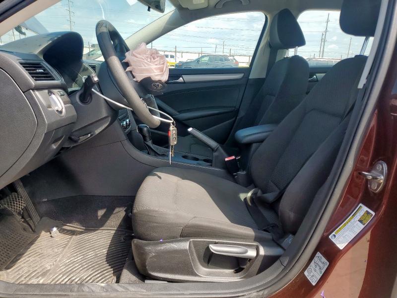 1VWAP7A3XCC020404 - 2012 VOLKSWAGEN PASSAT S BURGUNDY photo 7