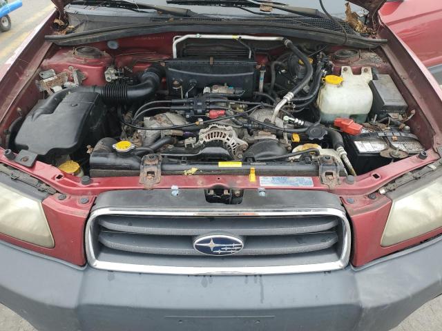 JF1SG63603H744510 - 2003 SUBARU FORESTER 2.5X RED photo 12