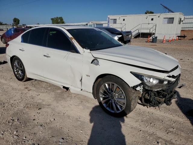 JN1EV7AP6JM357711 - 2018 INFINITI Q50 LUXE WHITE photo 4