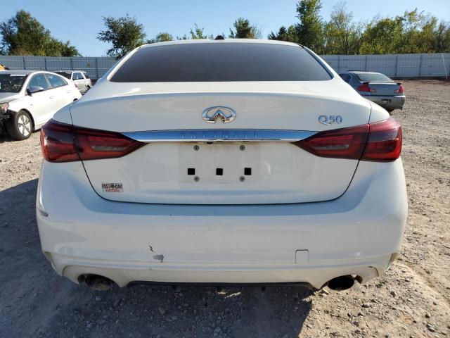 JN1EV7AP6JM357711 - 2018 INFINITI Q50 LUXE WHITE photo 6