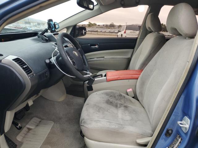 JTDKB20U987768757 - 2008 TOYOTA PRIUS BLUE photo 7