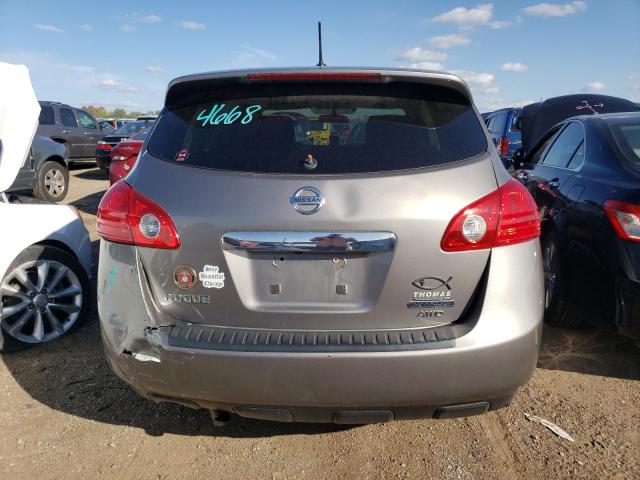 JN8AS5MV4DW666402 - 2013 NISSAN ROGUE S GRAY photo 6