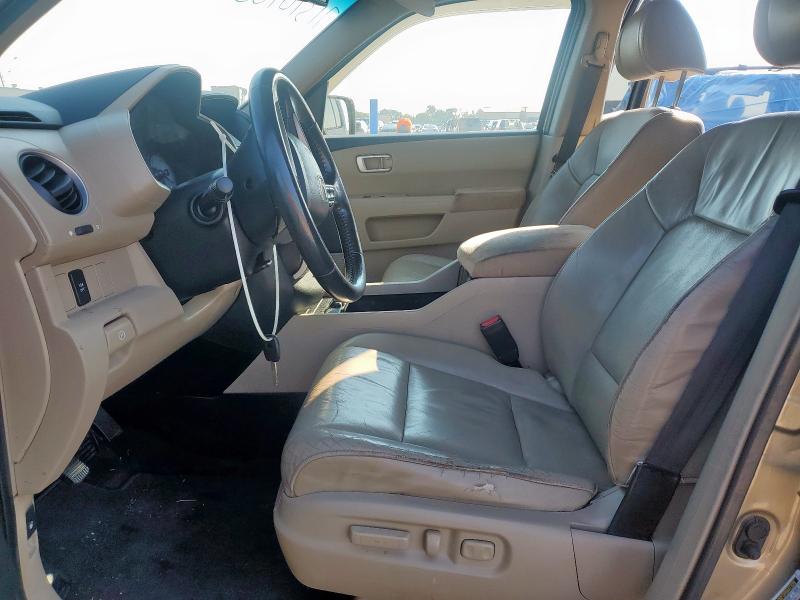 5FNYF3H5XBB045602 - 2011 HONDA PILOT EXL 棕色 照片 7