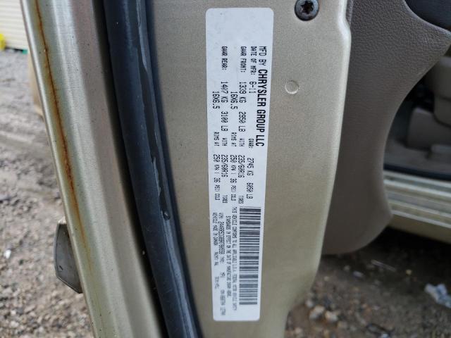 2A4RR5DG8BR780558 - 2011 CHRYSLER TOWN & COU TOURING 金色 照片 13