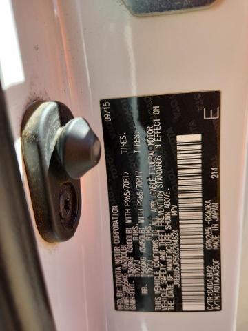 JTEBU5JR5G5284824 - 2016 TOYOTA 4RUNNER SR5/SR5 PREMIUM Ақ фото 13