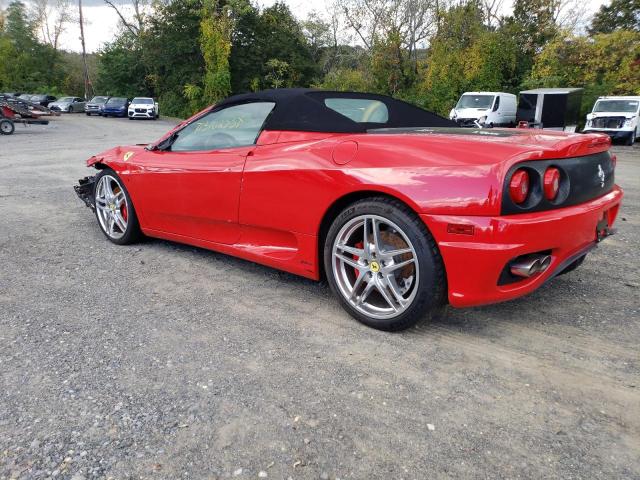 ZFFYT53A630133377 - 2003 FERRARI 360 SPIDER RED photo 2