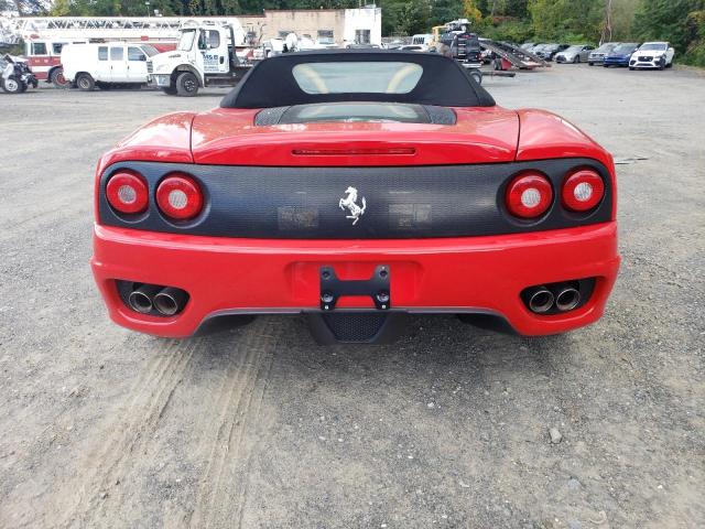 ZFFYT53A630133377 - 2003 FERRARI 360 SPIDER RED photo 6