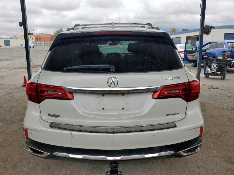 5J8YD4H92JL004523 - 2018 ACURA MDX ADVANCE WHITE photo 6