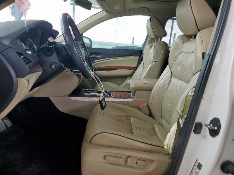 5J8YD4H92JL004523 - 2018 ACURA MDX ADVANCE WHITE photo 7