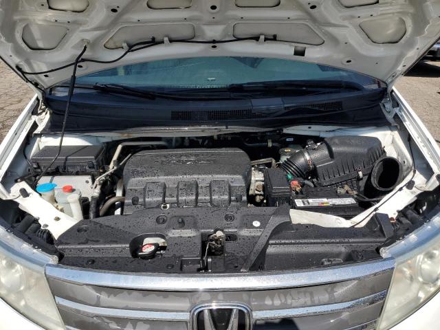 5FNRL5H68CB051935 - 2012 HONDA ODYSSEY EXL WHITE photo 12