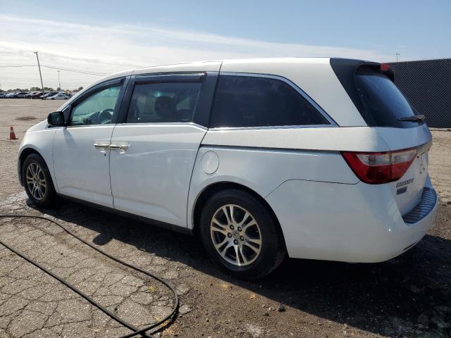 5FNRL5H68CB051935 - 2012 HONDA ODYSSEY EXL WHITE photo 2