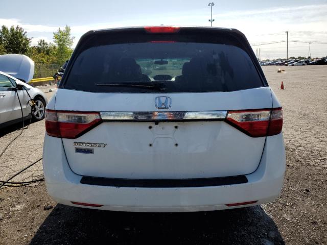 5FNRL5H68CB051935 - 2012 HONDA ODYSSEY EXL WHITE photo 6