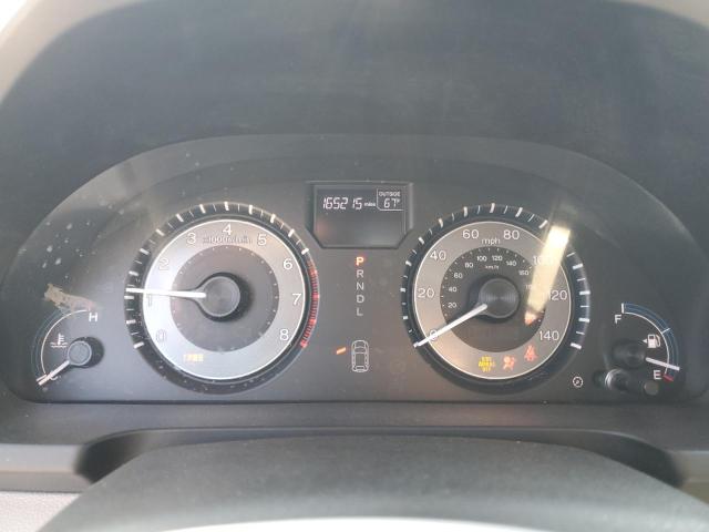 5FNRL5H68CB051935 - 2012 HONDA ODYSSEY EXL WHITE photo 9