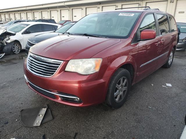 2A4RR5DG6BR750698 - 2011 CHRYSLER TOWN & COU TOURING RED photo 1