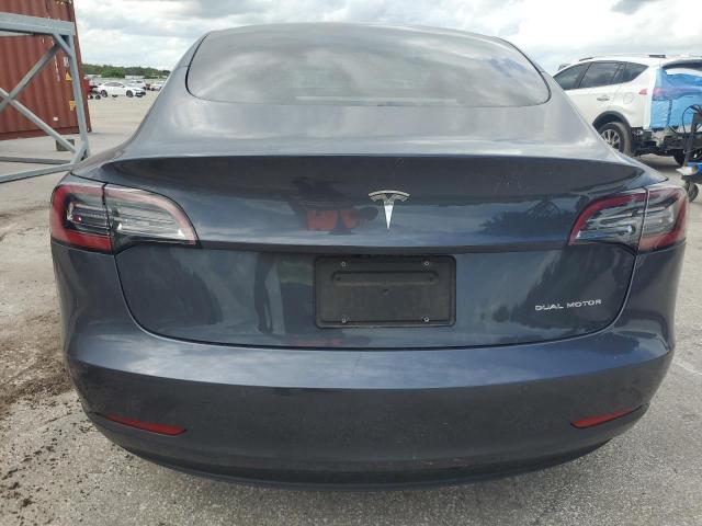 5YJ3E1EB6NF184271 - 2022 TESLA MODEL 3 Темно-сірий фото 6